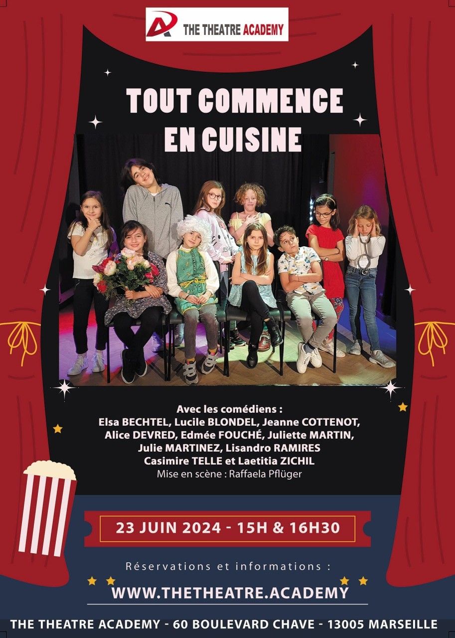 "Tout commence en cuisine " | Dim, 23.06.2024 15:00 et 16:30 | Marseille