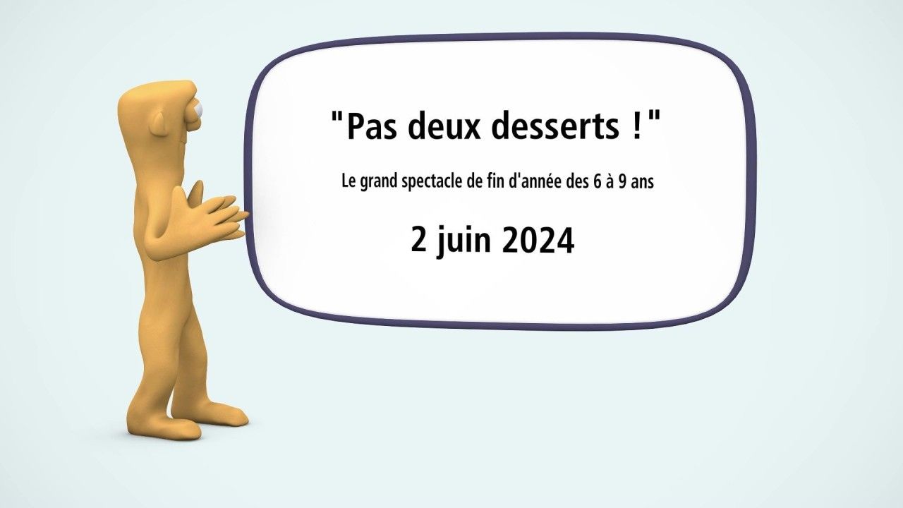 Pas deux desserts mais une étoile pour nos élèves !